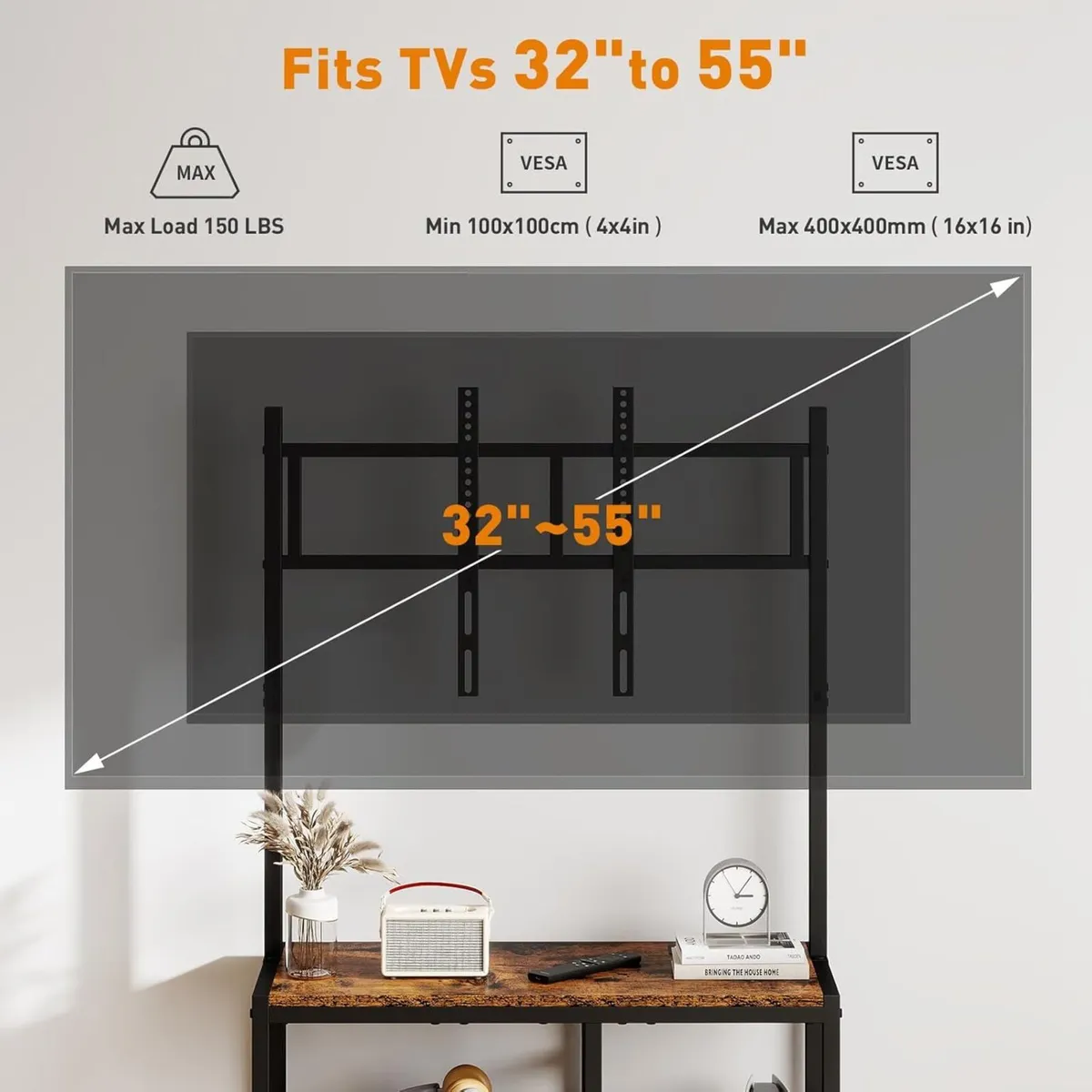 Universal TV Stand for 32-55 Inch Screens - Image 4
