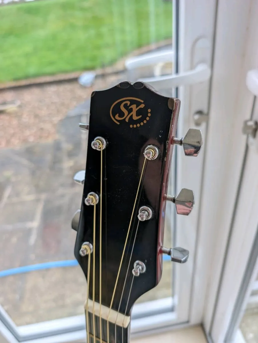 SX DG150 Acoustic Guitar - Image 4