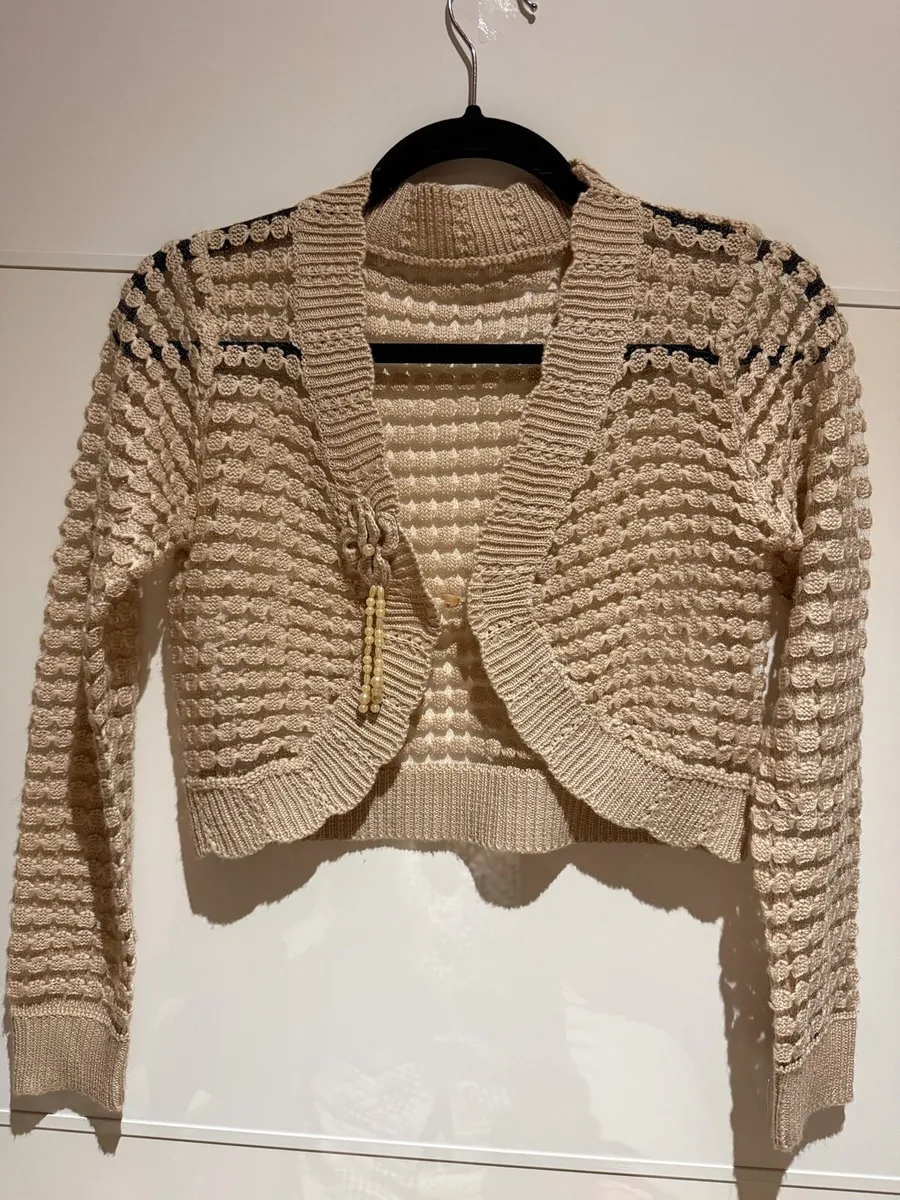 beige cardigan - Image 2