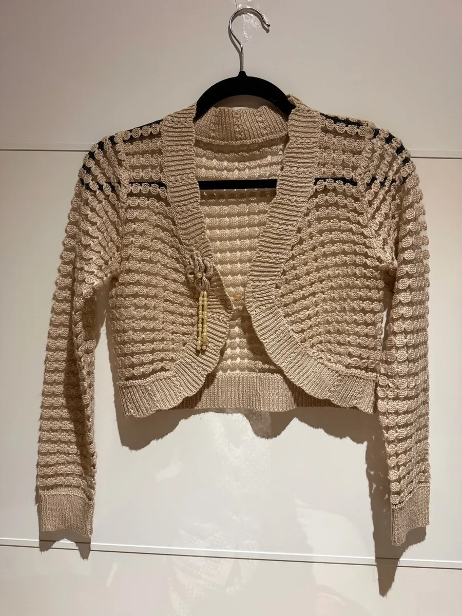 beige cardigan - Image 1
