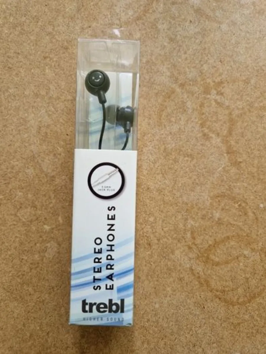BRAND NEW & SEALED Trebl Stereo Headphones - Image 1