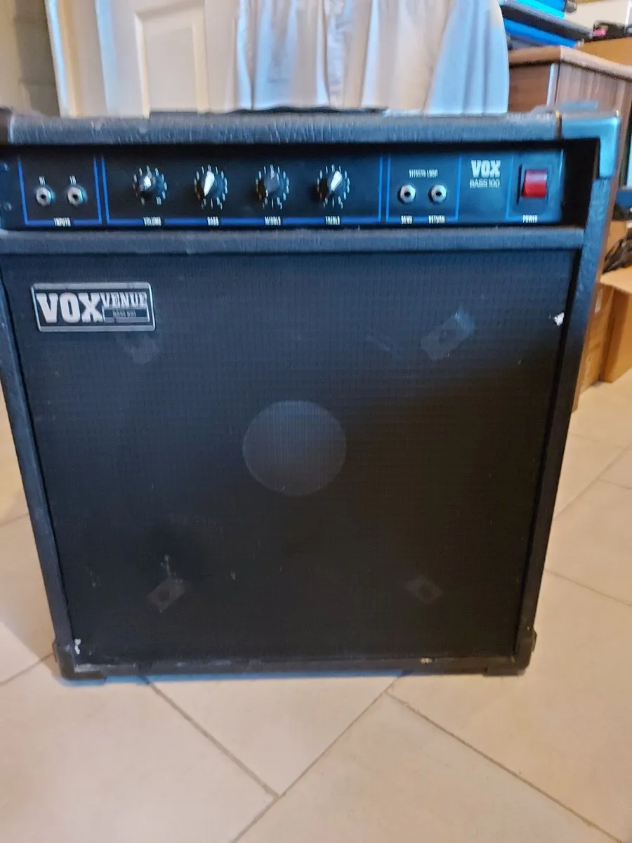 VOX VENUE BASS 100 COMBO BASS GUITAR AMP 1984 - Image 1