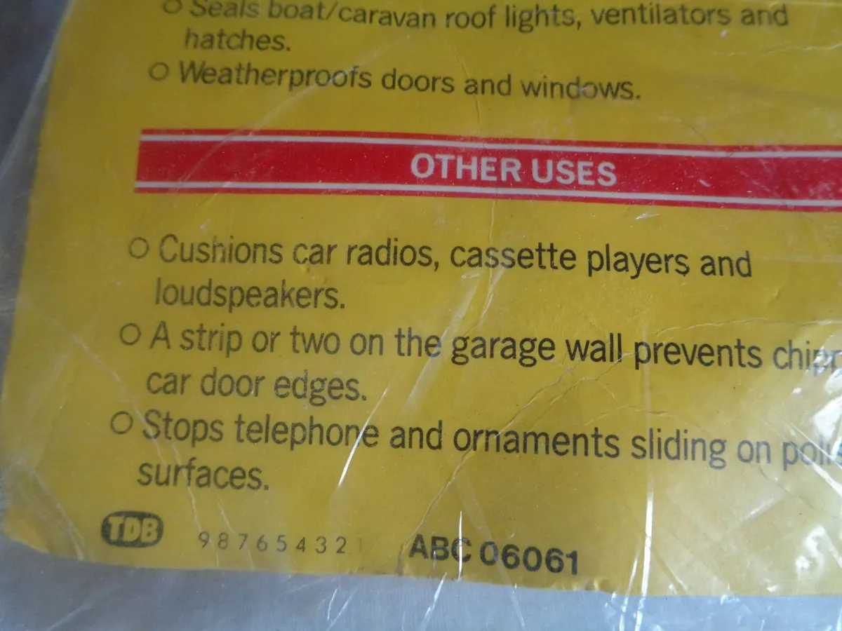 "Sellotape" Waterproof Sealing Strip for Sale - Image 3