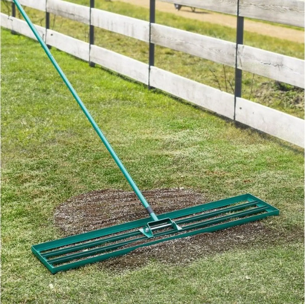 Heavy Duty Lawn Leveling Rake 48x10in Steel - Image 4