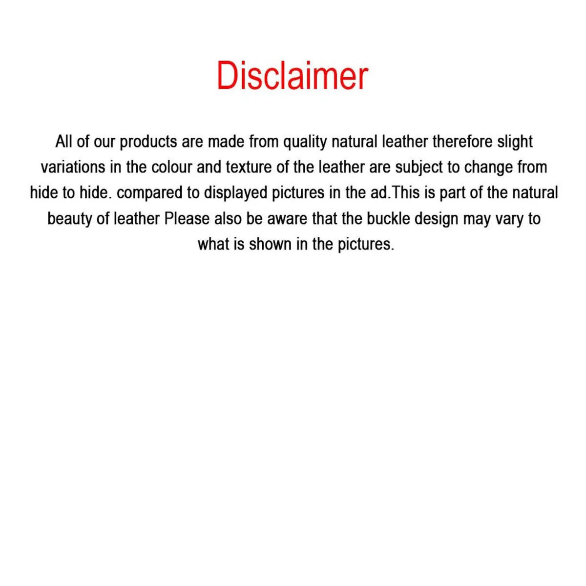 Unisex Premium Pink Genuine Leather Belt - Image 3