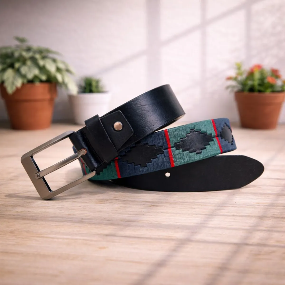 Unisex Handmade Leather Polo Belt - Image 2