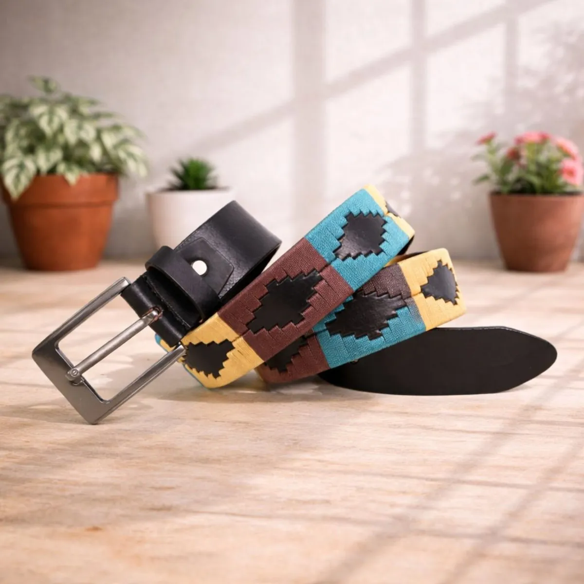 Unisex Handmade Leather Polo Belt - Image 1