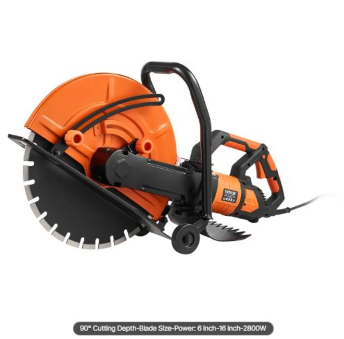 16"/40.6 cm Electric Concrete Saw Wet/Dry Saw Cut - Image 4