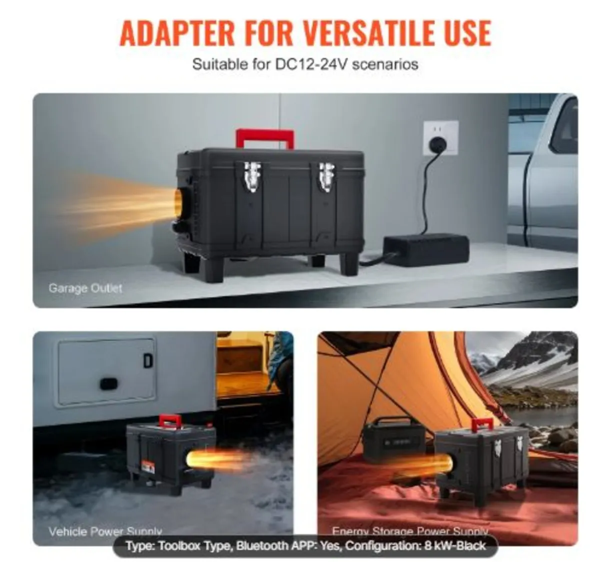 5-8KW Diesel Heater, 12V/24V All in One Diesel - Image 2