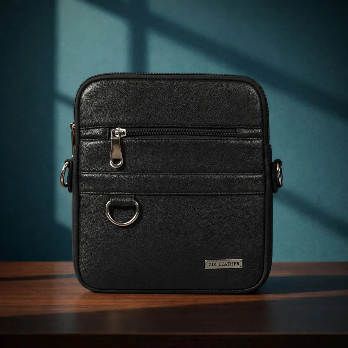 Handmade Leather Crossbody Sling Bag Leather Purse - Image 4