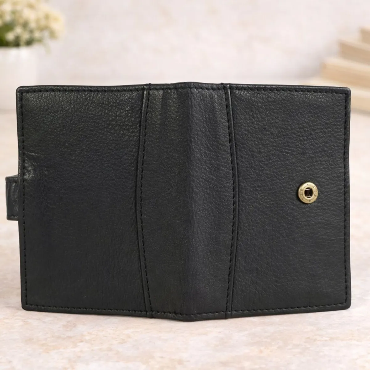 Genuine Leather Travel Passport Holder - Image 4