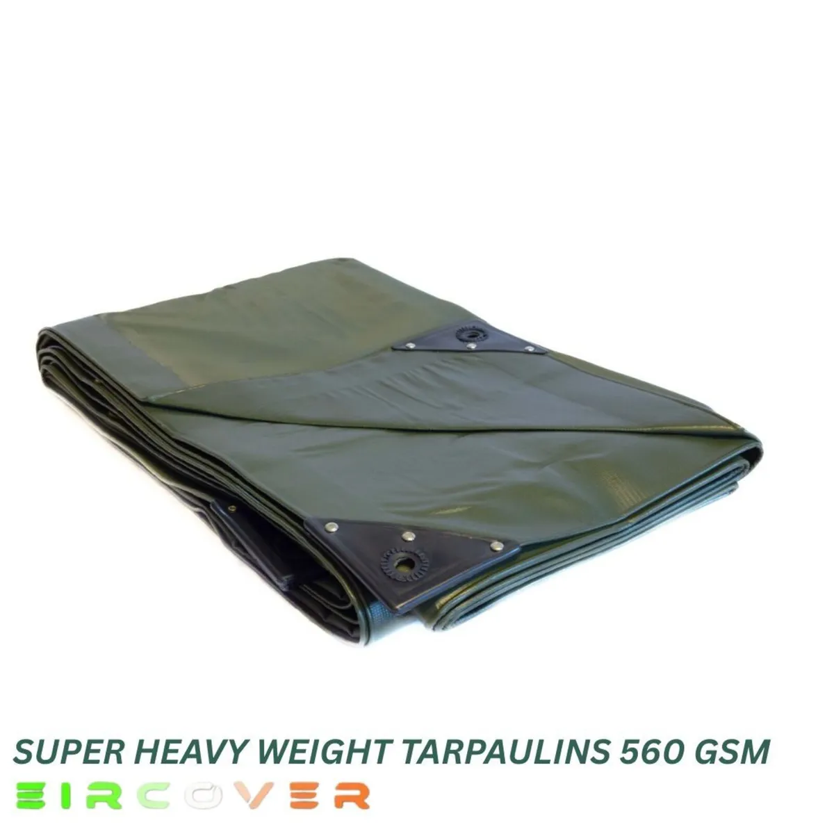 Super Heavy Weight Tarpaulin 3m x 3m  560 gsm PVC - Image 1