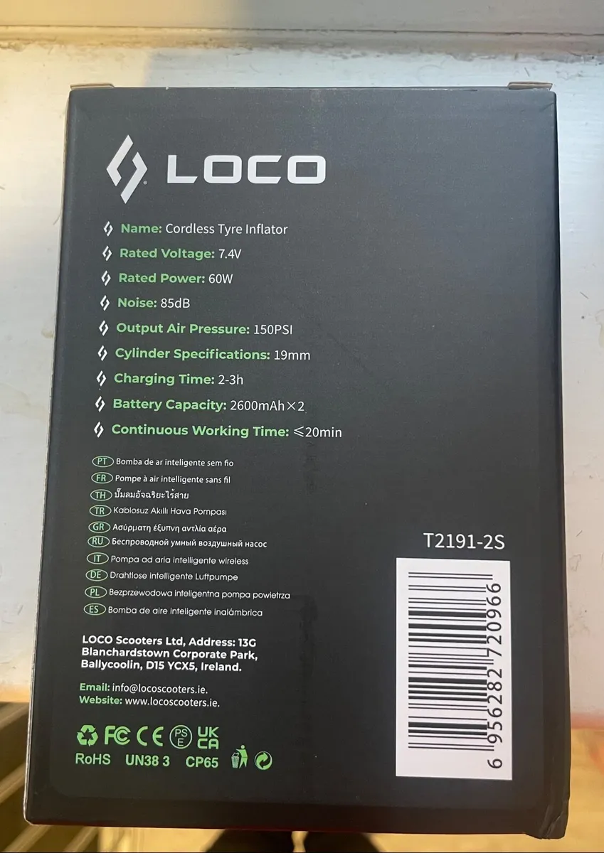 Electric pump - ESCOOTER, Bike, Car and Ball - Image 3