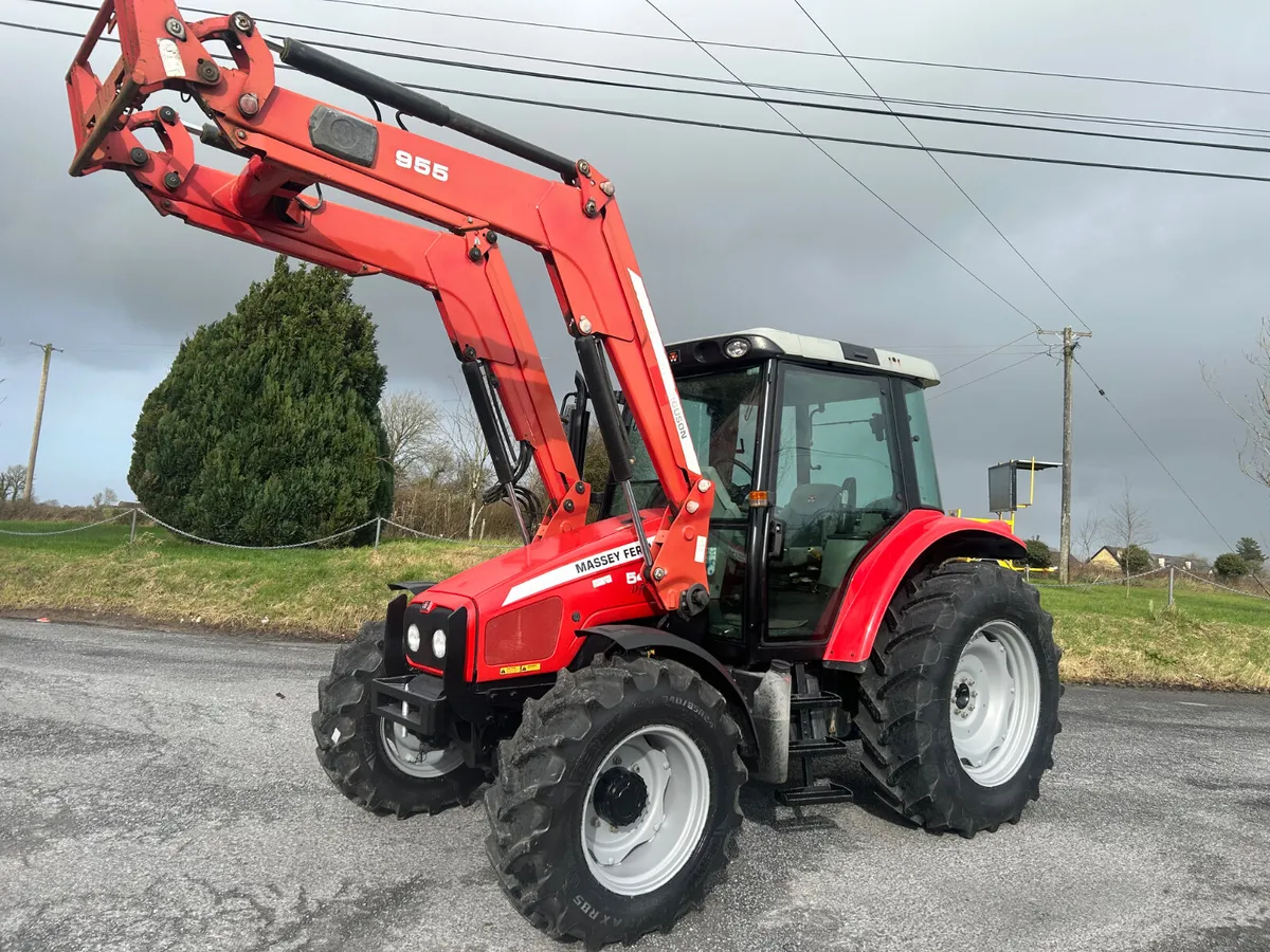2008 Massey Ferguson 5455 with Loader - Image 1