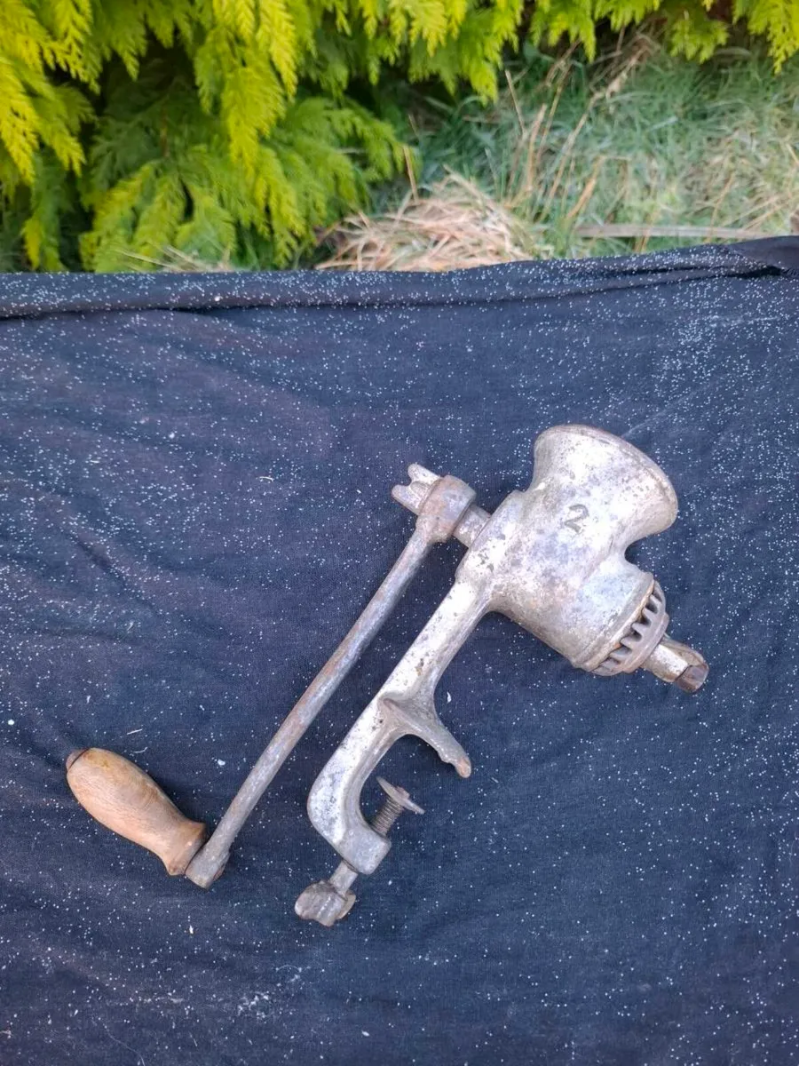 By post only vintage meat grinder - Image 1