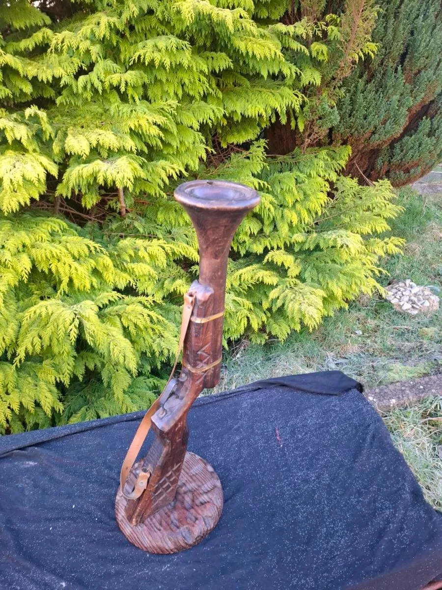 By post only wood plant stand - Image 2