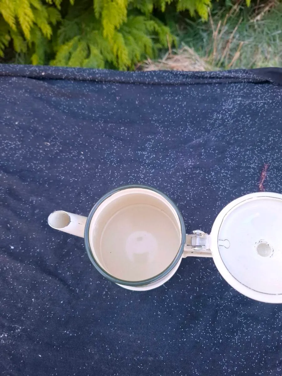 By post only chicken enamel tea pot - Image 2