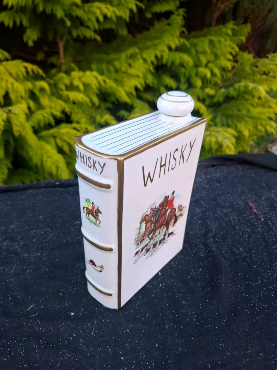 By post only porcelain whiskey bottle carafe - Image 1