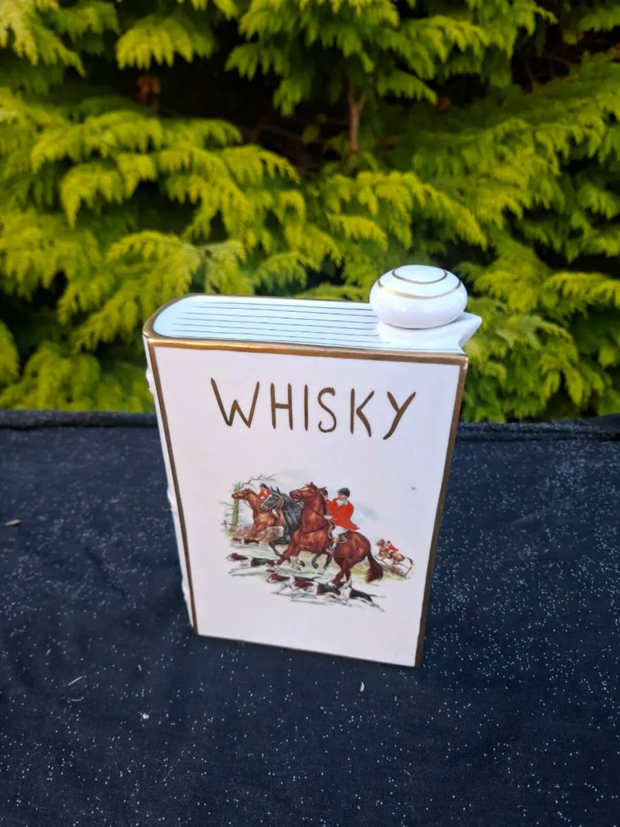 By post only porcelain whiskey bottle carafe - Image 2