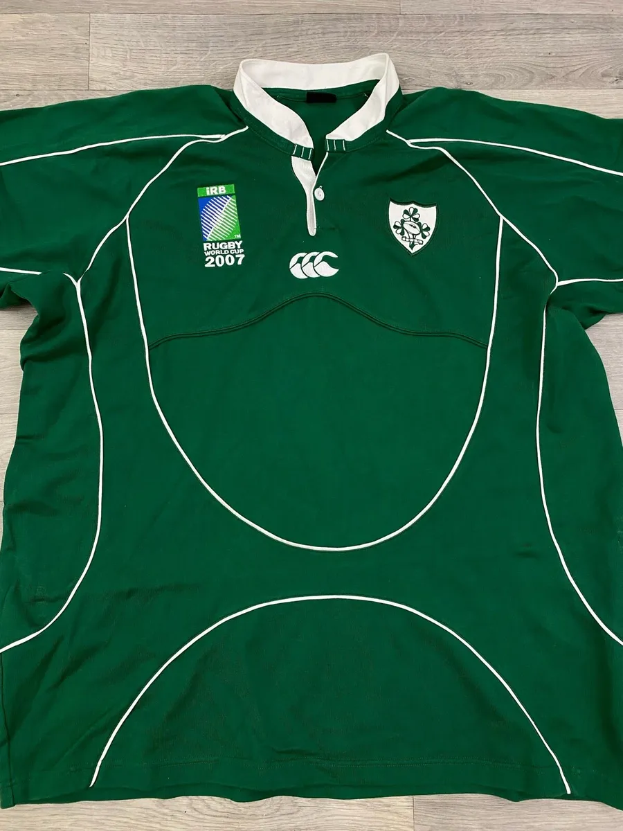 Vintage 2007 Rugby World Cup Ireland Jersey 3XL - Image 2