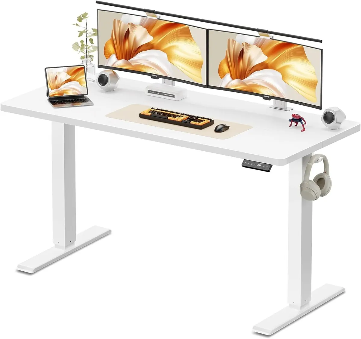 140 x 60 cm Standing Desk Electric Height - Image 1