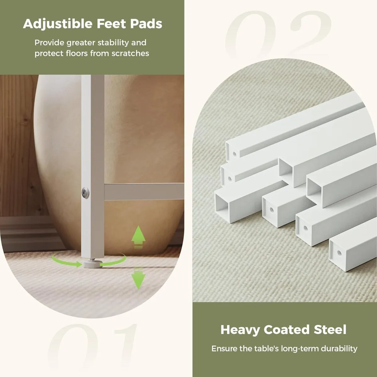 Computer Desk with Storage Shelf on the Right 100 - Image 4