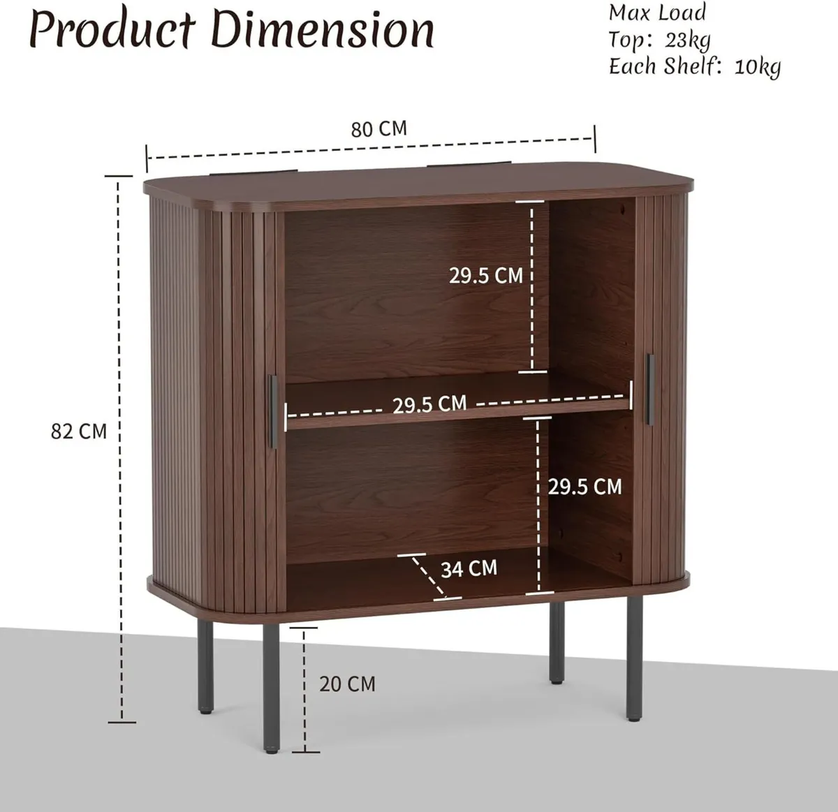 Sideboard Buffet Storage Cabinet for Living Room - Image 2