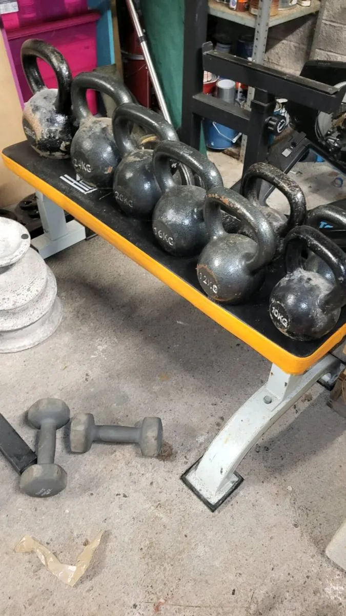 Full kettlebell set 6kg–28kg (8 bells)