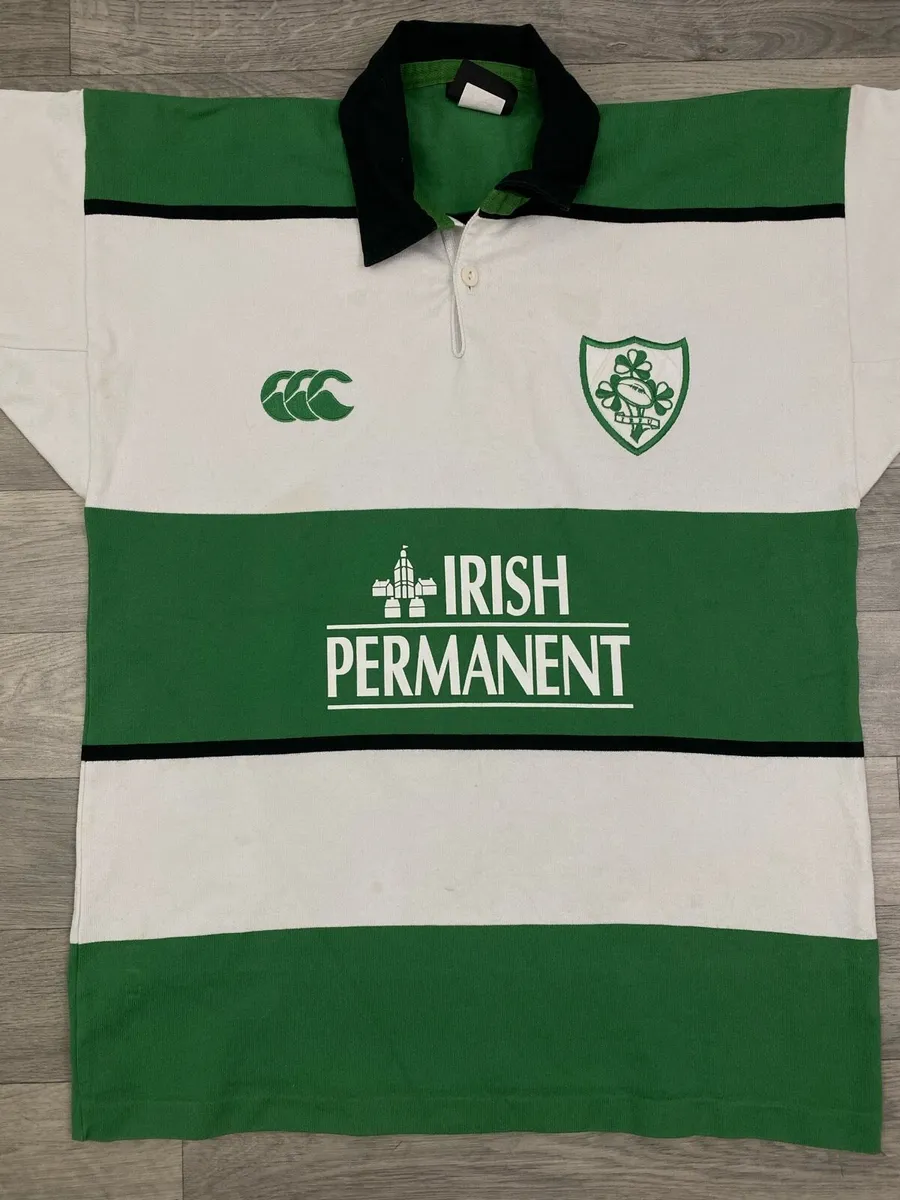 Vintage 2002 Canterbury Ireland Rugby Jersey M - Image 2