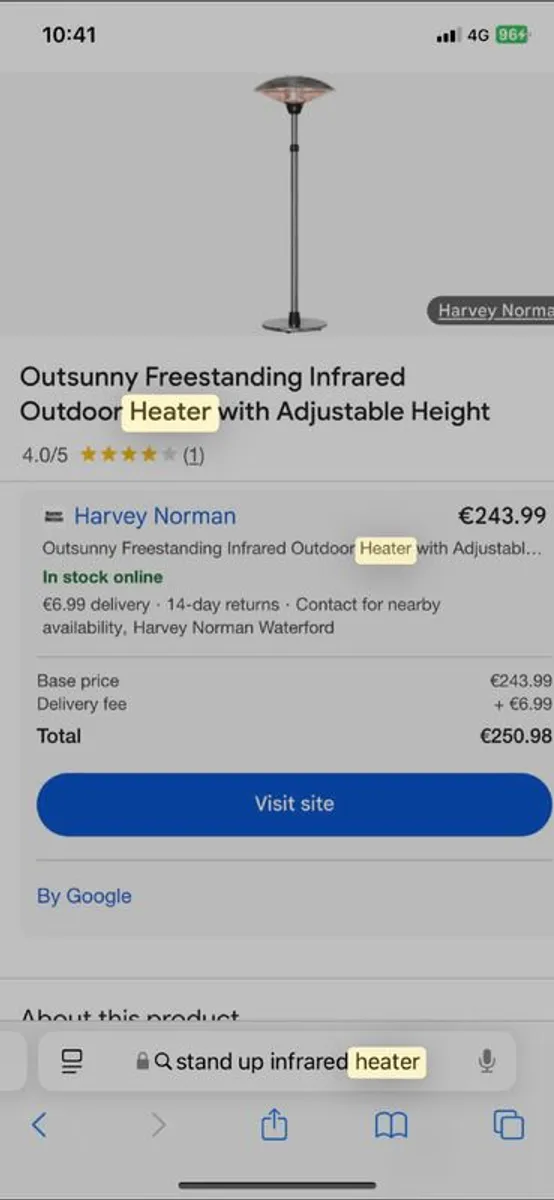 Garden heater brand new - Image 3