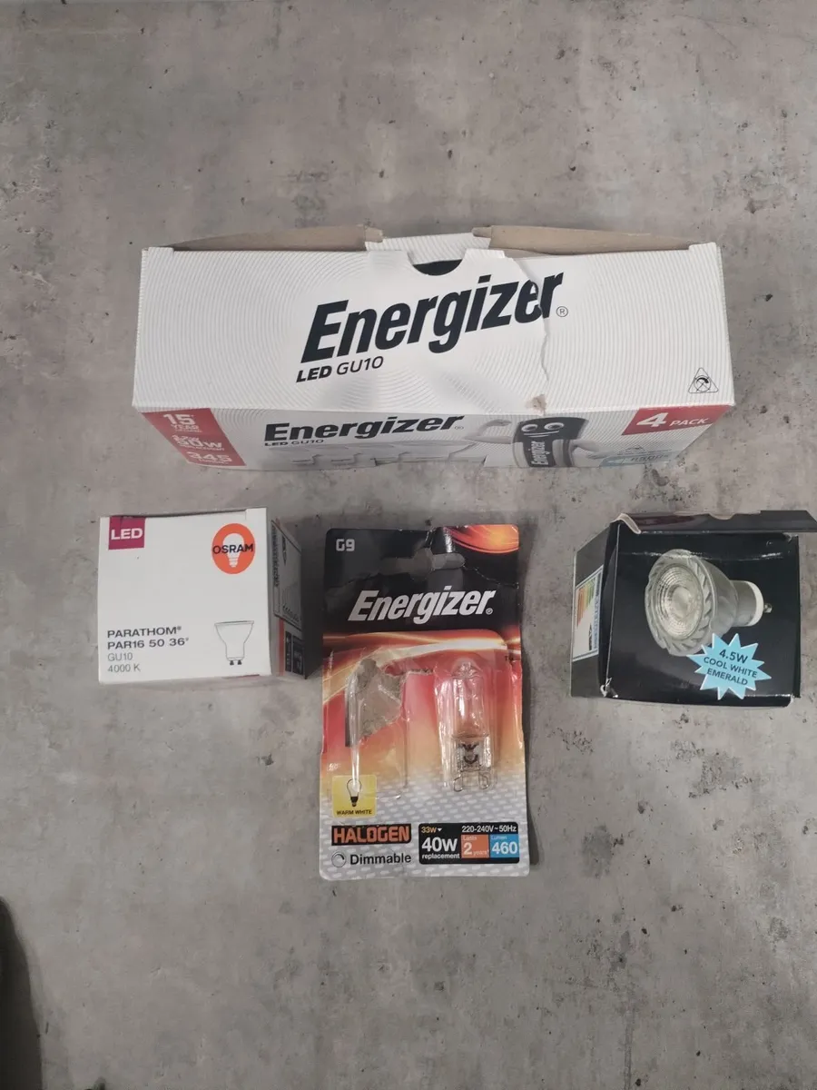 LED & Halogen Bulbs Bundle, 7 Bulbs Brand New - Image 3