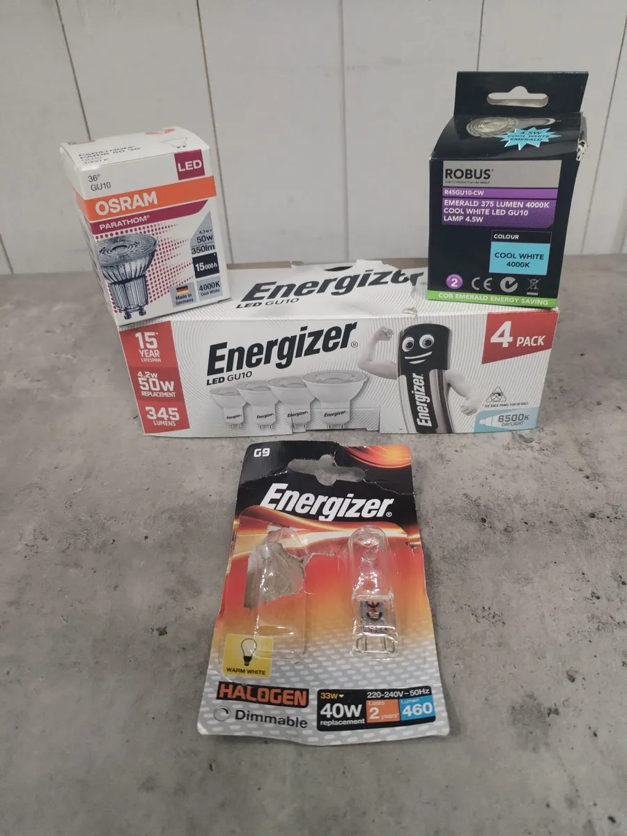 LED & Halogen Bulbs Bundle, 7 Bulbs Brand New - Image 1