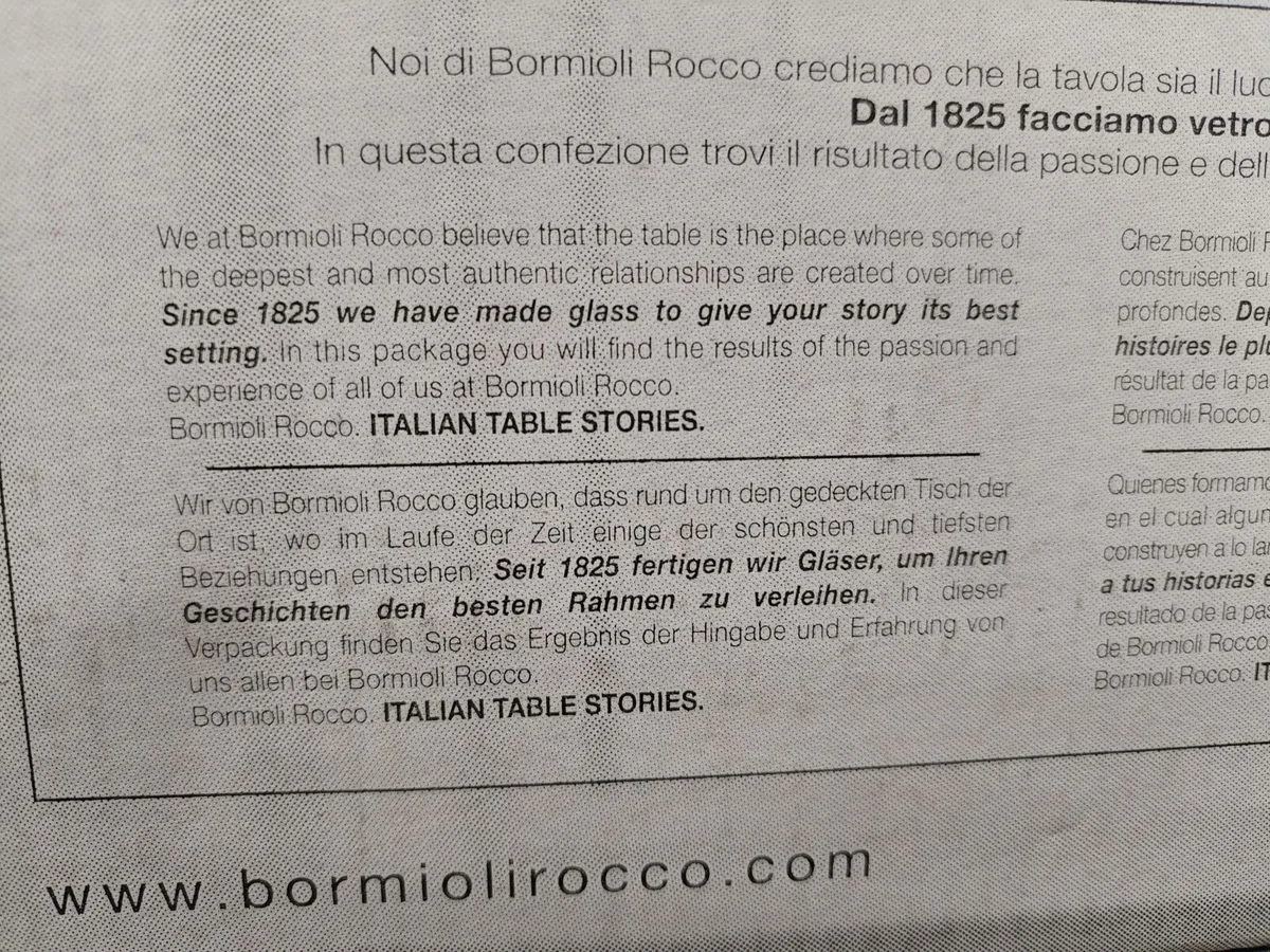 New boxed Set 6 Italian Glasses. Cool Green - Image 3