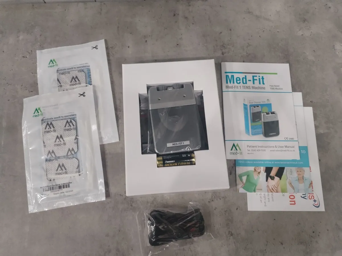 MedFit 1 Dual Channel TENS Machine. New Complete - Image 3