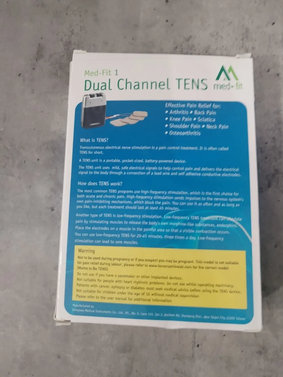 MedFit 1 Dual Channel TENS Machine. New Complete - Image 2