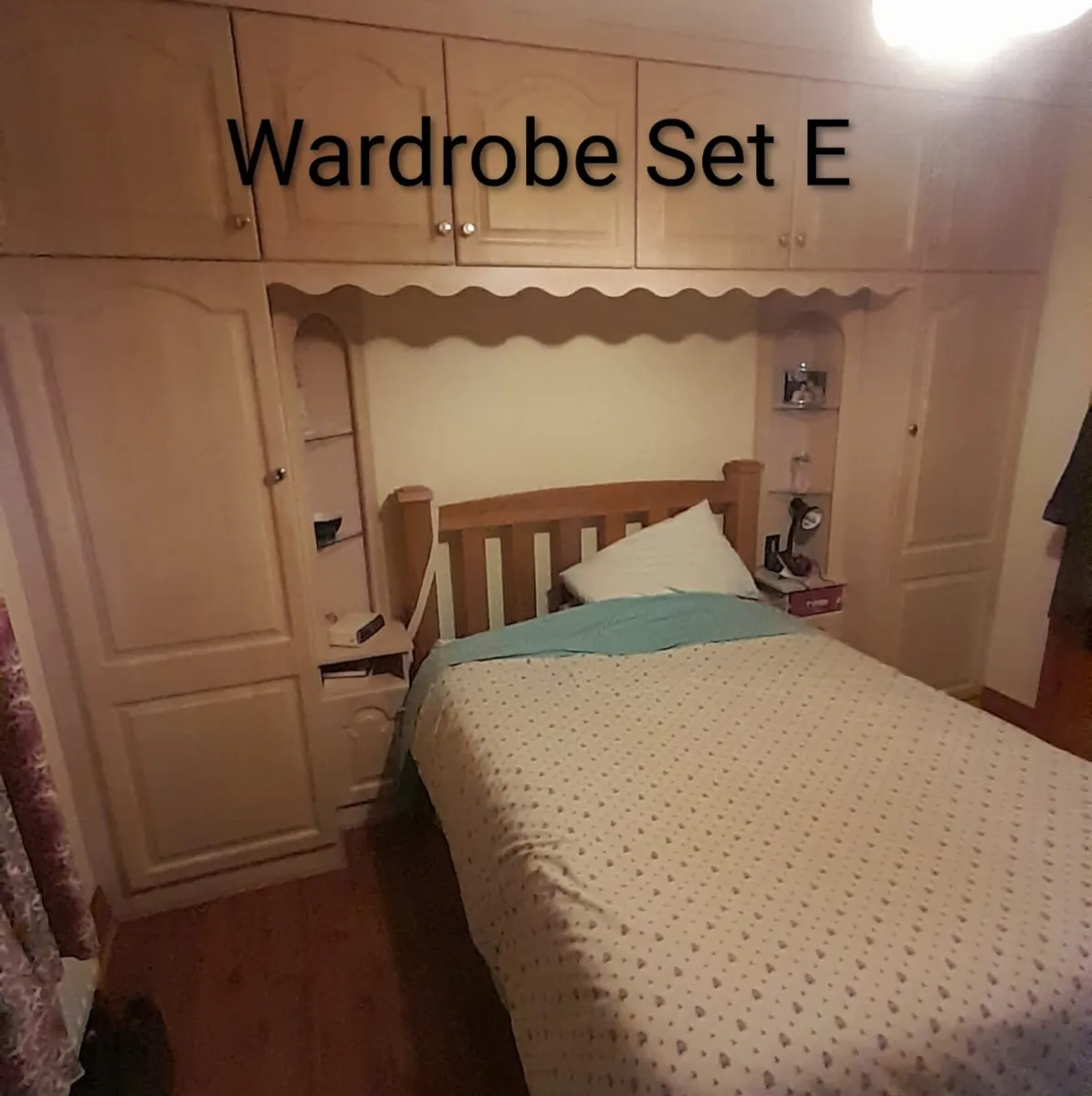 Cream built in wardrobe units - Image 1