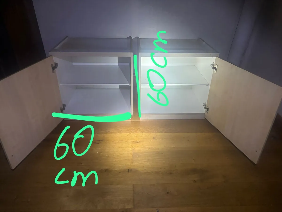 Cream built in wardrobe units - Image 3