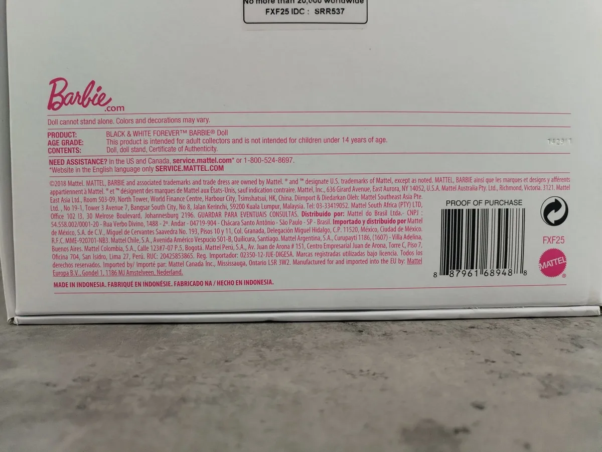 Barbie Signature Black & White Forever limited ed - Image 2