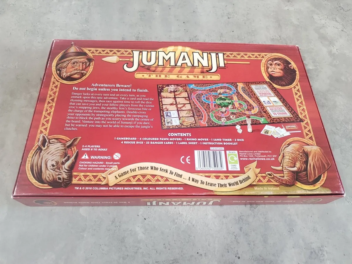 JUMANJI Board Game. New and Complete - Image 4