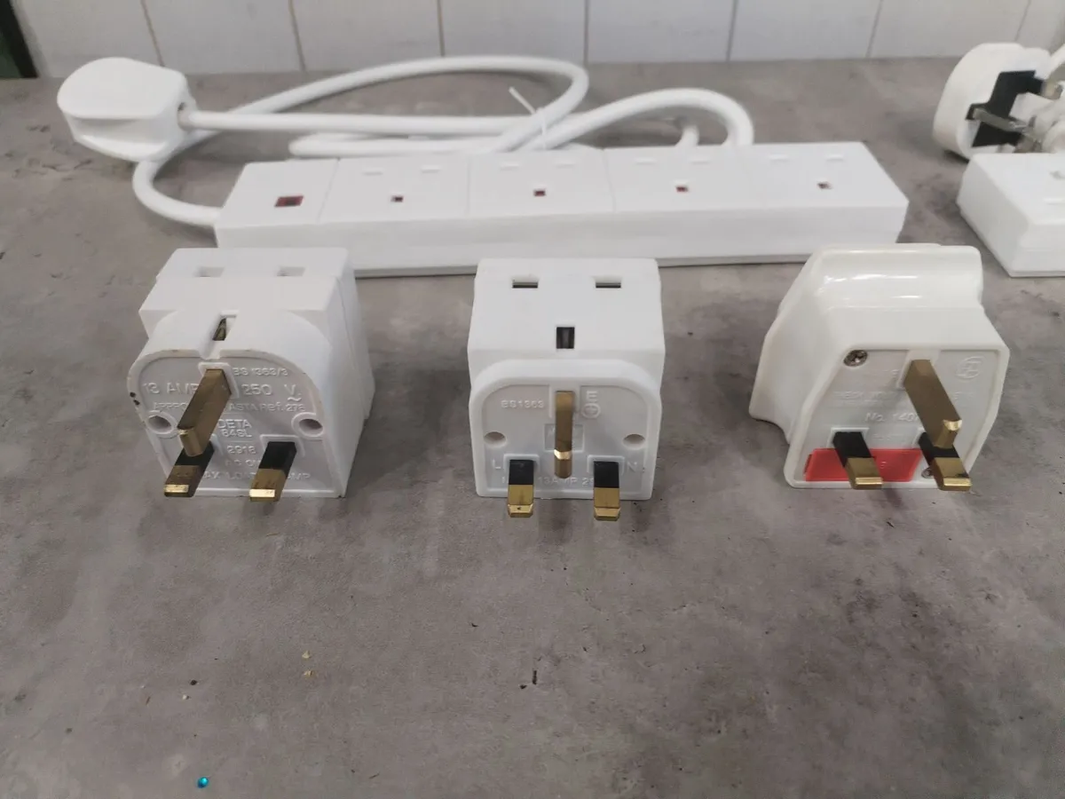 UK Extension Leads and Plug Adapters Bundle - Image 3