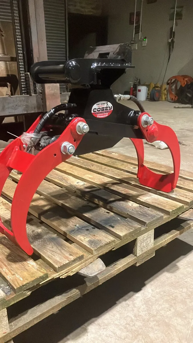 Log grab/grapple to suit mini digger1-3 ton - Image 4