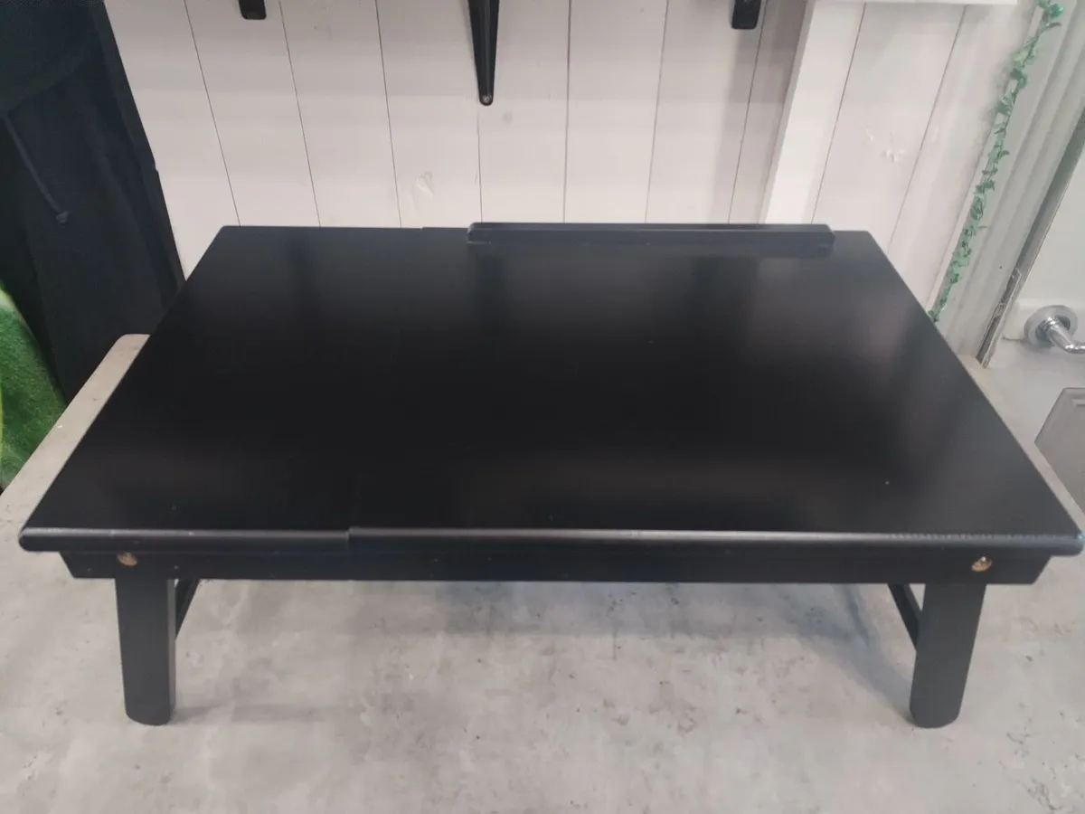 Adjustable Laptop & Breakfast Table Foldable tray - Image 2