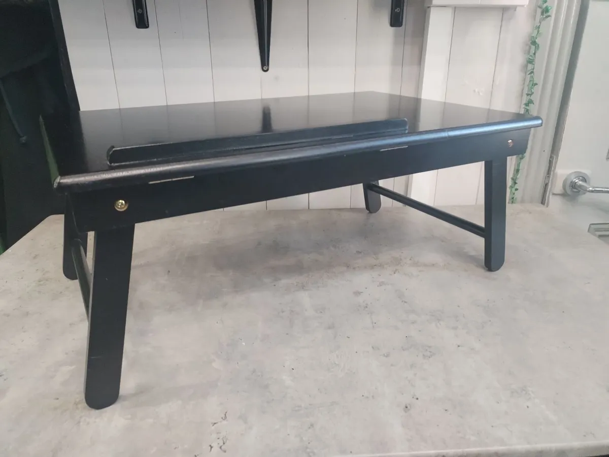 Adjustable Laptop & Breakfast Table Foldable tray - Image 3