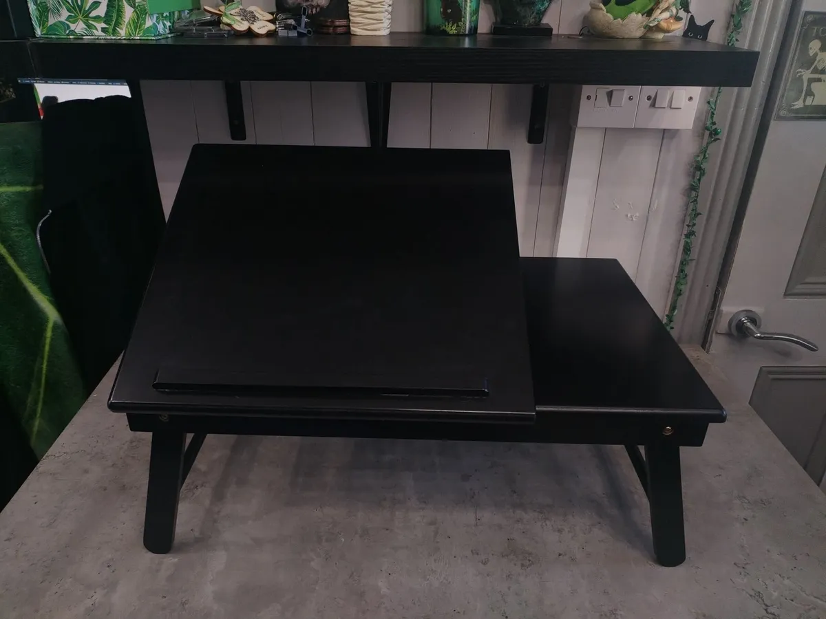 Adjustable Laptop & Breakfast Table Foldable tray - Image 4