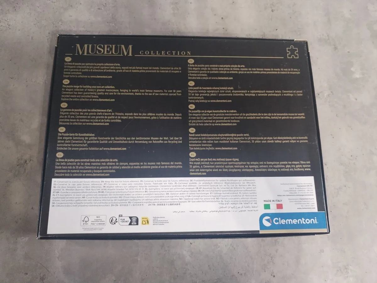 Clementoni Puzzle The Scream, Munch 1000 Pieces - Image 4