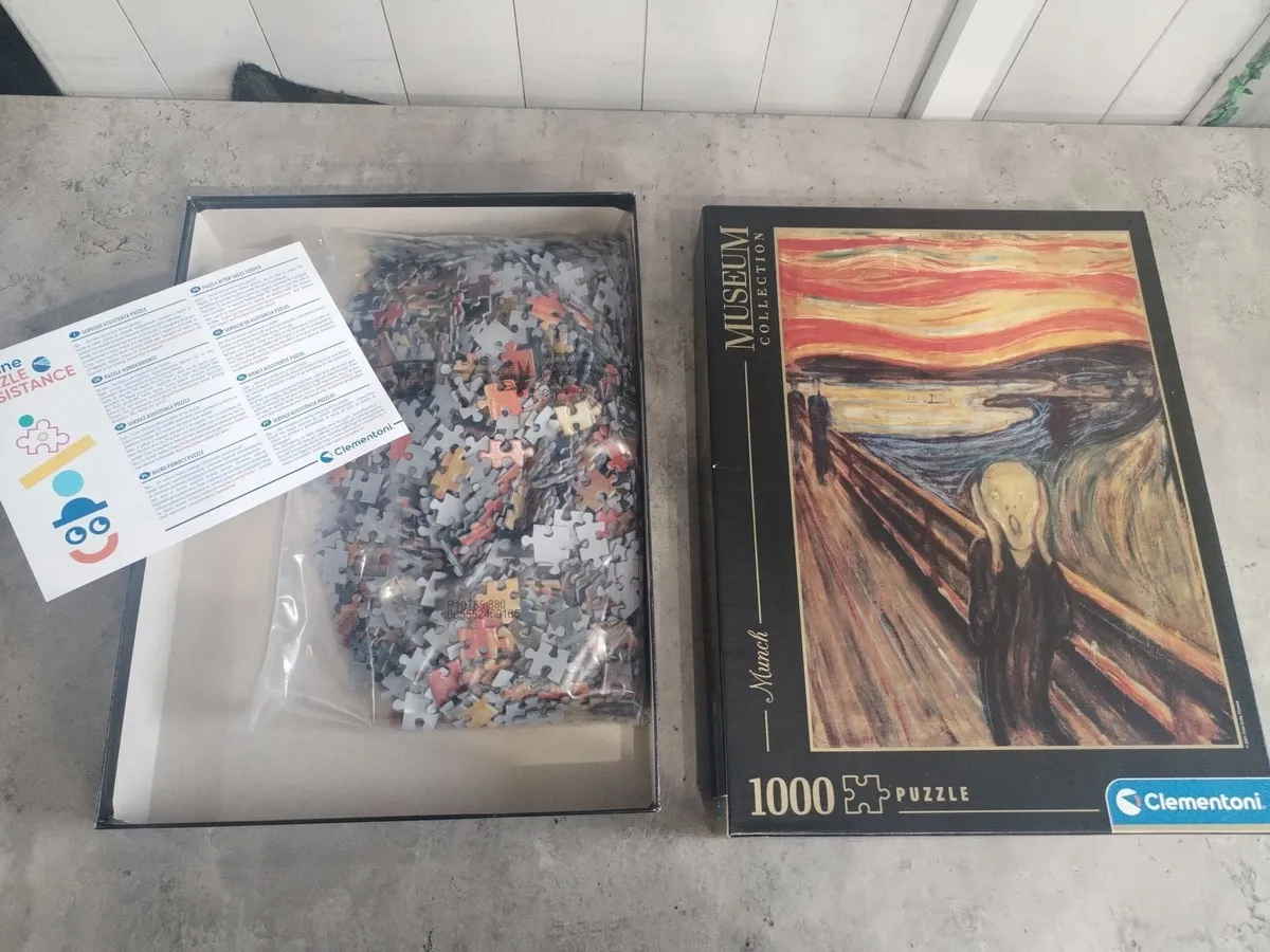 Clementoni Puzzle The Scream, Munch 1000 Pieces - Image 1