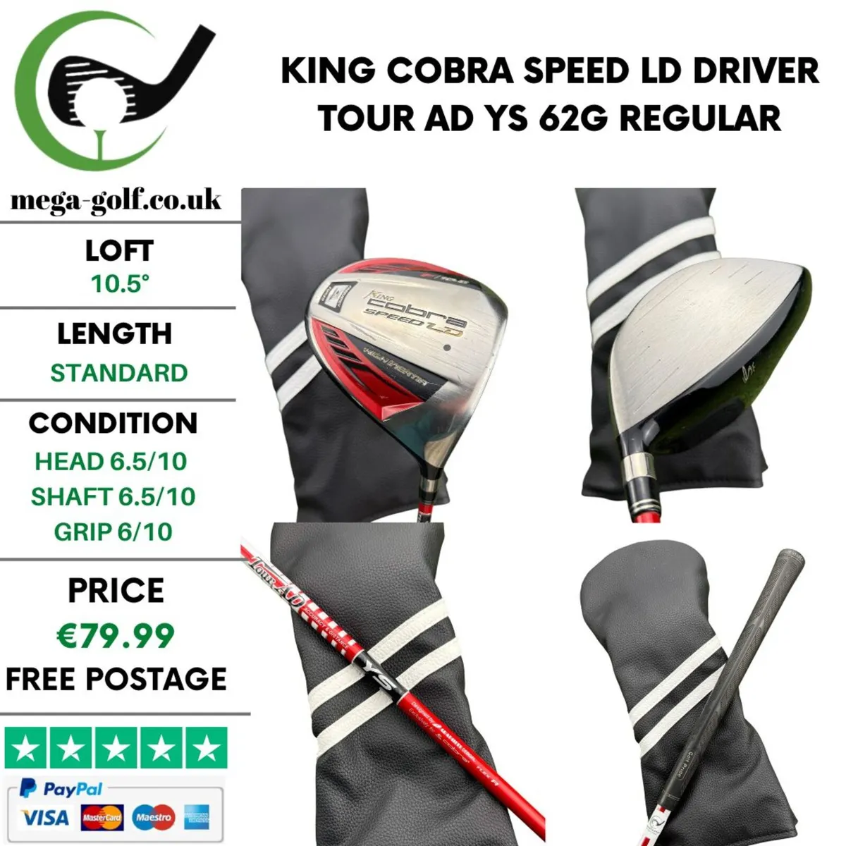 King Cobra Speed LD Driver / 10.5° / Regular - Image 1