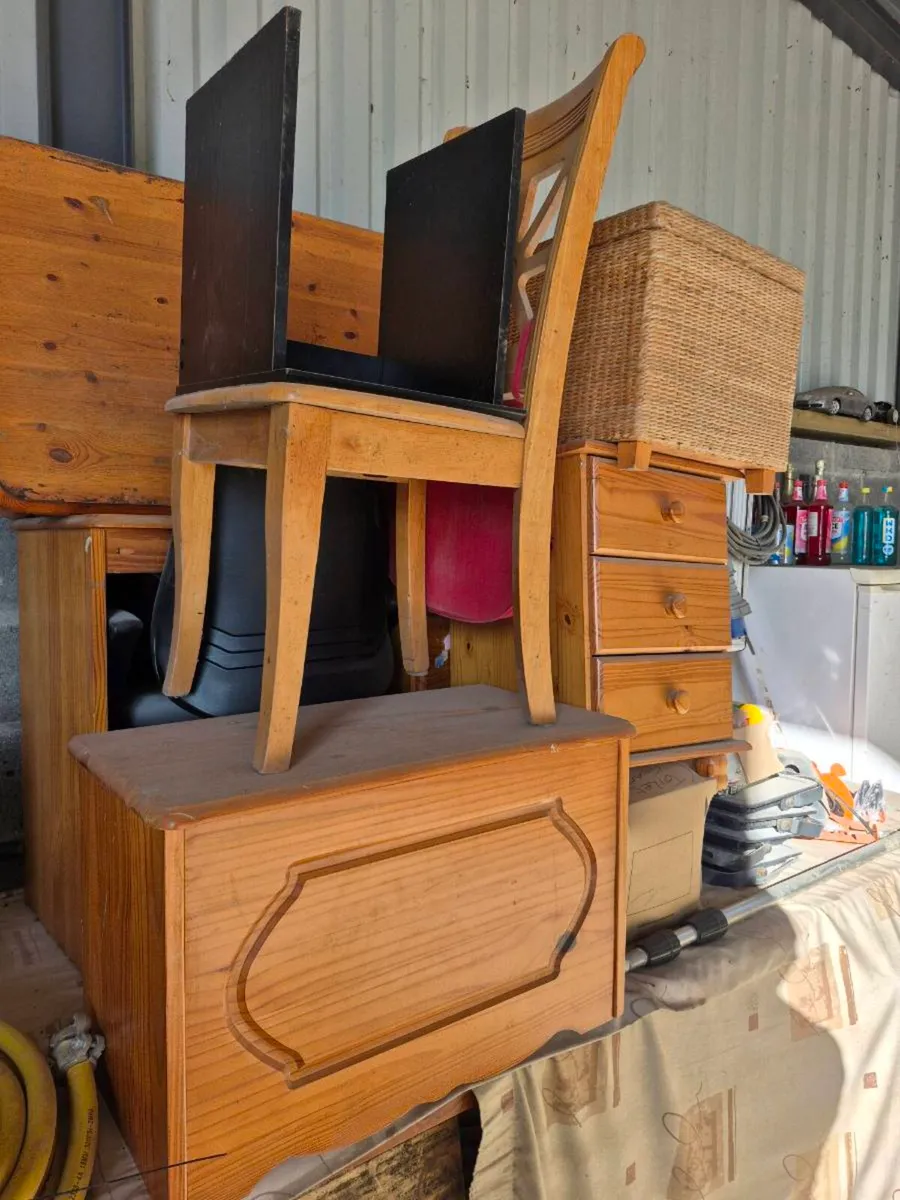 Computer desk, locker, table, - Image 3