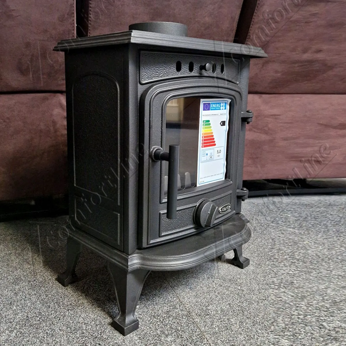 Atlantic Coral 5 kW freestanding stove - Image 3