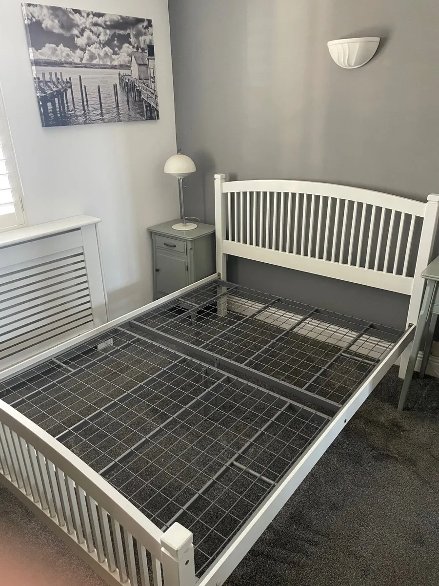 Standard Double Bed & Mattress - Image 3